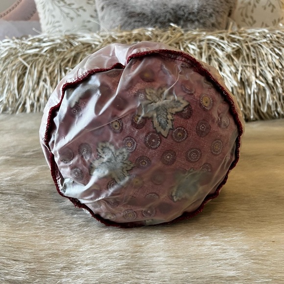 VINTAGE New VERA BRADLEY Red Coin 1999 Ditty Bag Leaves Green Drawstring Travel - Picture 12 of 14